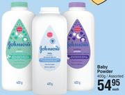 Johnson's Baby Powder 400g/ Assorted-Each