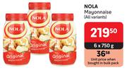 Nola Mayonnaise (All Variants)-6 x 750g