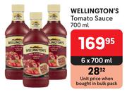 Wellington's Tomato Sauce-6 x 700ml