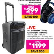 JVC 10" Bluetooth Trolley Speaker XS-N319PB
