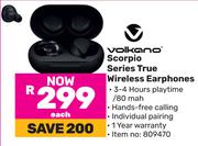Volkano Scorpio Series True Wireless Earphones