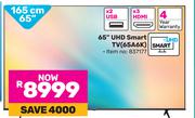 Hisense 165cm (65") UHD Smart TV 65A6K
