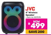 JVC 4" Wireless Speaker