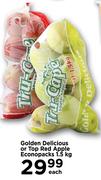 Golden Delicious Or Top Red Apple Econopacks-1.5kg Each