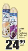Glade Air Freshener (Selected)-300ml Each