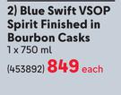 Martell Blue Swift VSOP Spirit Finished In Bourbon Casks-750ml Each