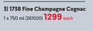 Remy Martin 1738 Fine Champagne Cognac-750ml Each