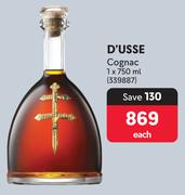 D'Usse Cognac-750ml Each