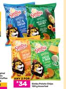 Simba Potato Chips Assorted-For Any 2 x 120g