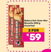 Bakers Eet-Sum-Mor Biscuits Assorted-For 2 x 200g