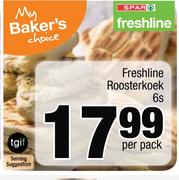 Freshline Roosterkoek-6's Per Pack