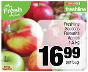 Freshline Seasons Favourite Apples-1.5kg Per Bag