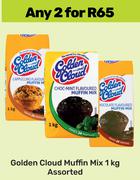 Golden Cloud Muffin Mix Assorted-For 2 x 1Kg  
