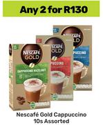Nescafe Gold Cappuccino Assorted-For Any 2 x 10s