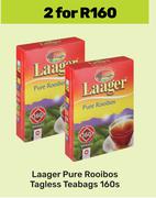 Laager Pure Rooibos Tagless Teabags-For 2 x 160s