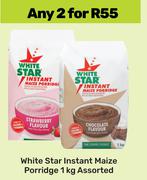 White Star Instant Maize Porridge Assorted-For Any 2 x 1Kg  