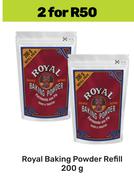 Royal Baking Powder Refill-For 2 x 200g