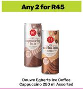 Douwe Egberts Ice Coffee Cappuccino Assorted-For 2 x 250ml