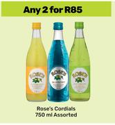 Rose's Cordials Assorted-For 2 x 750ml