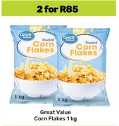 Great Value Corn Flakes-For 2 x 1Kg