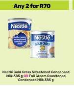 Nestle Gold Cross Sweetened Condensed Milk 385g Or Full Cream Sweetened Condensed Milk 385g-For 2