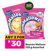 Beacon Mallows Assorted-For 2 x 135g
