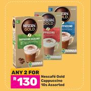 Nescafe Gold Cappuccino Assorted-For 2 x 10s