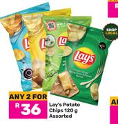 Lay's Potato Chips Assorted-For 2 x 120g