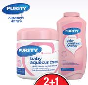 Purity & Elizabeth Anne's Baby Corn Starch Powder-200g Each