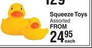 Bath Mate Squeeze Toys Assorted-Each