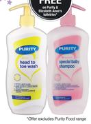 Purity & Elizabeth Anne's Special Baby Shampoo-500ml Each