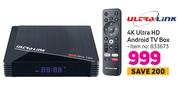 Ultra Link 4K Ultra HD Android TV Box