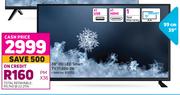Telefunken 39" HD LED Smart TV TLEDD-39