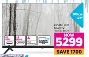 Hisense 43" A6H UHD Smart TV