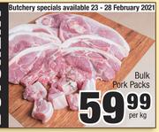 Bulk Pork Packs-Per Kg