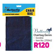 Butterfly Chairbag Denim Durable