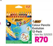 Bic Colour Pencils Evolution (12 Pack)