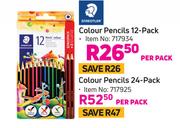 Staedtler Colour Pencils (24 Pack)-Per Pack