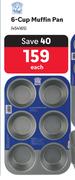 6 Cup Muffin Pan-Each