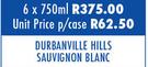 Durbanville Hills Sauvignon Blanc-6 x 750ml