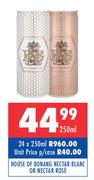 House Of Bonang Nectar Blanc Or Nectar Rose-24 x 250ml