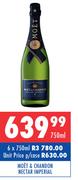 Moet & Chandon Nectar Imperial-6 x 750ml
