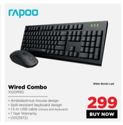 Rapoo Wired Combo X120PRO