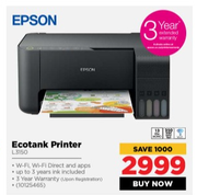 Epson Ecotank Printer L3150