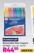Staedtler Retractable Wax Crayons 12 Pack