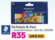 Staedtler Oil Pastels 16 Pack (Assorted Colours)