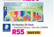 Staedtler Oil Pastels 25 Pack (Assorted Colours)