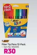Bic Fiber Tip Pens 12 Pack