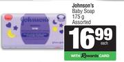 Johnson's Baby Soap Assorted-175g