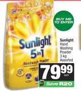 Sunlight  Hand Washing Powder Assorted-3kg